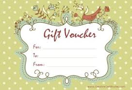 Free Printable Gift Vouchers Instant Download No