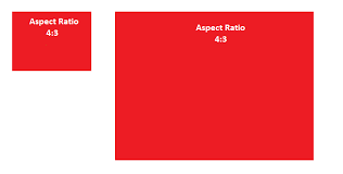 aspect ratio height equal to width