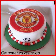 Manchester united birthday cake with name. Manchester United Bespoke Birthday Cake Soccer Cake Football Cake Themed Cakes