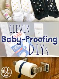 10 clever low cost diys to baby proof