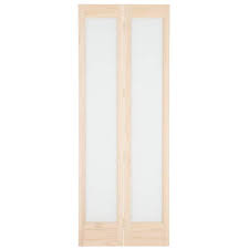 Pine Wood Interior Bi Fold Door