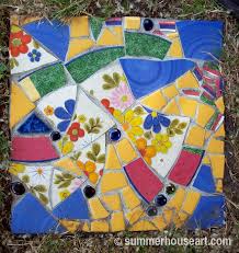 Mosaic Stepping Stones Summerhouse Art