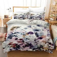 Flower Bedding Quilt Set