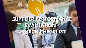 The official government website of cuyahoga county, ohio. Supplier Performance Evaluation A Quick Checklist