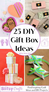 25 diy gift box ideas printable box