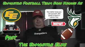 The edmonton football team will now be known as the edmonton elks now, the elk will be featured in the cfl. Edmonton Football Team Now Known As The Edmonton Elks Youtube