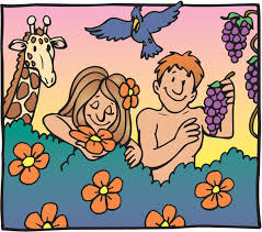 adam and eve colouring pages free