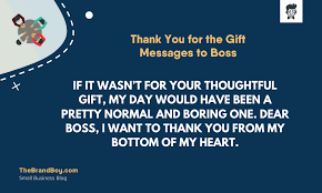 thank you messages to boss for gift