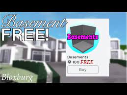 Free Basement Gamepass Bloxburg