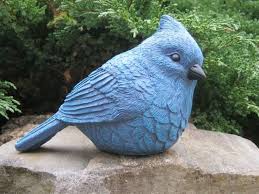 Bird Statues Bluebird Birds Sculpture
