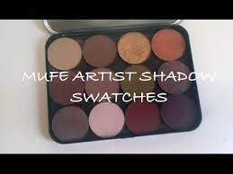 makeup forever artist shadow swatches