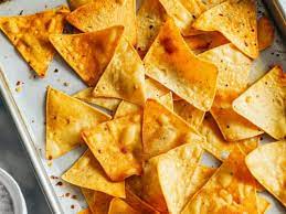 Nacho Chips Recipe Tortilla Chips With Corn Meal And Whole Wheat  gambar png