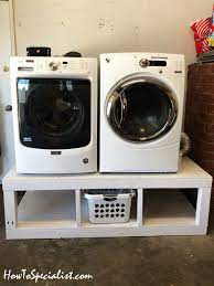 The washer dryer pedestal project went together great and it's working great! Diy Washer Dryer Pedestal Howtospecialist How To Build Step By Step Diy Plans