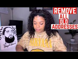 remove old addresses from credit report