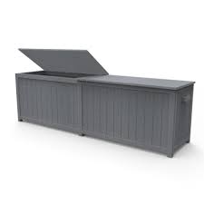 Large Deck Storage Box With Optional