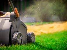 The tranquility of a beautiful place is always destroyed when a gasoline lawn mower is turned on. How To Repair A Lawn By Seeding How Tos Diy