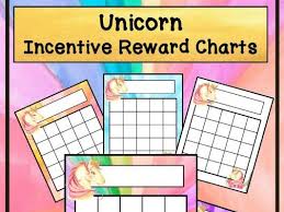 Unicorn Incentive Reward Sticker Charts Set 2