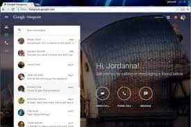 It can be downloaded and installed in your pc like google talk. Download Google Hangouts For Windows Free 2019 411 420 3
