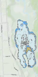 Lower Pettibone Lake Fishing Map Us_mi_63_673 Nautical