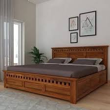 bed set wooden king size double bed