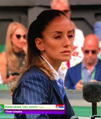 Veljovic gave no youknowwhats about who she was penalizing. Kristina On Twitter We Have A Serb In The Wimbledon Womens Final Umpire Marijana Veljovic
