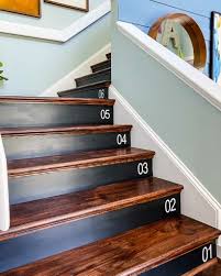 from carpet to diy hardwood stairs
