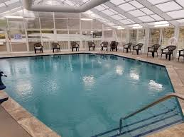 indoor pool and hot tub at our hotel