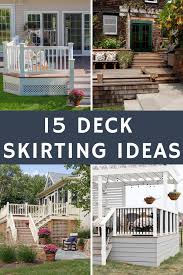 15 Deck Skirting Ideas To Enhance Your