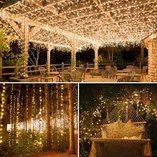 solar powered copper wire string lights