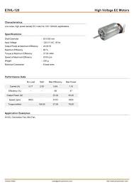 This video covers those differences. E7ihl 120 High Voltage Ec Motors Johnson Electric