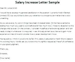 Salary Adjustment Template Template Salary Adjustment Request Letter