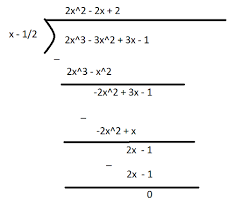 Find Factors With Long Division 2x 3