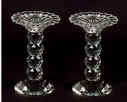 Crystal Candle Holder With Crystal Ball