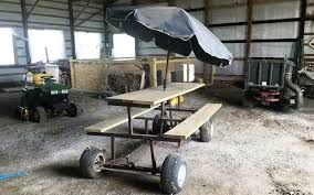 motorized picnic table for the family