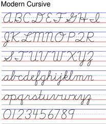 Victorian Modern Cursive Handwriting Cursive Handwriting