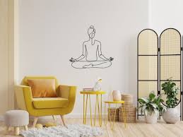 Meditation Wall Art Yoga Studio Decor