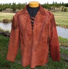Check out our buckskin clothing selection for the very best in unique or custom, handmade pieces from our jackets & coats shops. Men S Buckskin Shirts