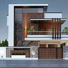 Stylish House Front Design gambar png