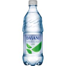 dasani sparkling water lime bottle zero