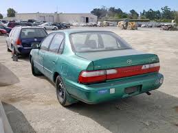 Check spelling or type a new query. 1nxbb02e3vz526355 1997 Toyota Corolla Dx Green Price History History Of Past Auctions Prices And Bids History Of Salvage And Used Vehicles