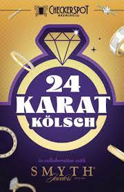 24 Karat Kölsch - Checkerspot Brewing Co. - Untappd