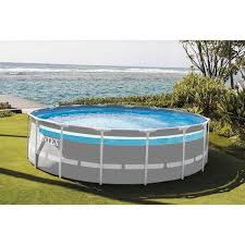 intex 26729eh 16ft x 48in clearview prism above ground swimming pool with pump