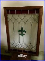 antique vintage stained glass window