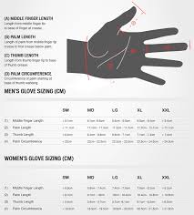 Salomon Ski Gloves Size Chart Becky Chain Reaction