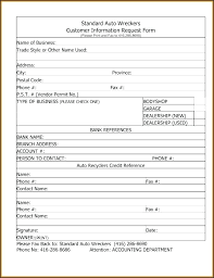 Medical Customer Contact Information Template Form Pdf 7 Ramauto Co