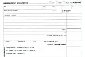 Buyers Order Template Motor Vehicle Purchase Buyer Hockeyposter Info