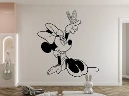 Minnie Mouse Wall Decal Cartoon Wall