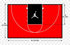 30 x45 half basketball court half