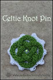 celtic knot pin celtic knot crochet