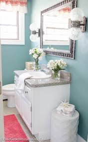 Coastal Blue Powder Room Makeover